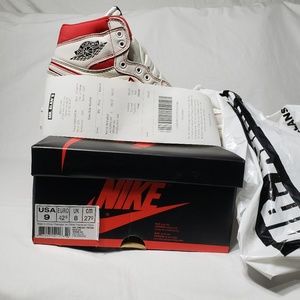 Jordan 1 Retro High Phantom Gym Red Sizes: 9 Mens